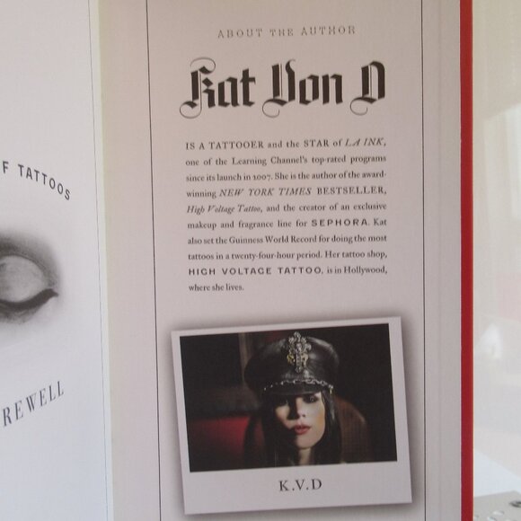 Autographed, Kat Von D, The Tattoo Chronicals, Book, Art, Collectable, Red - Picture 6 of 11